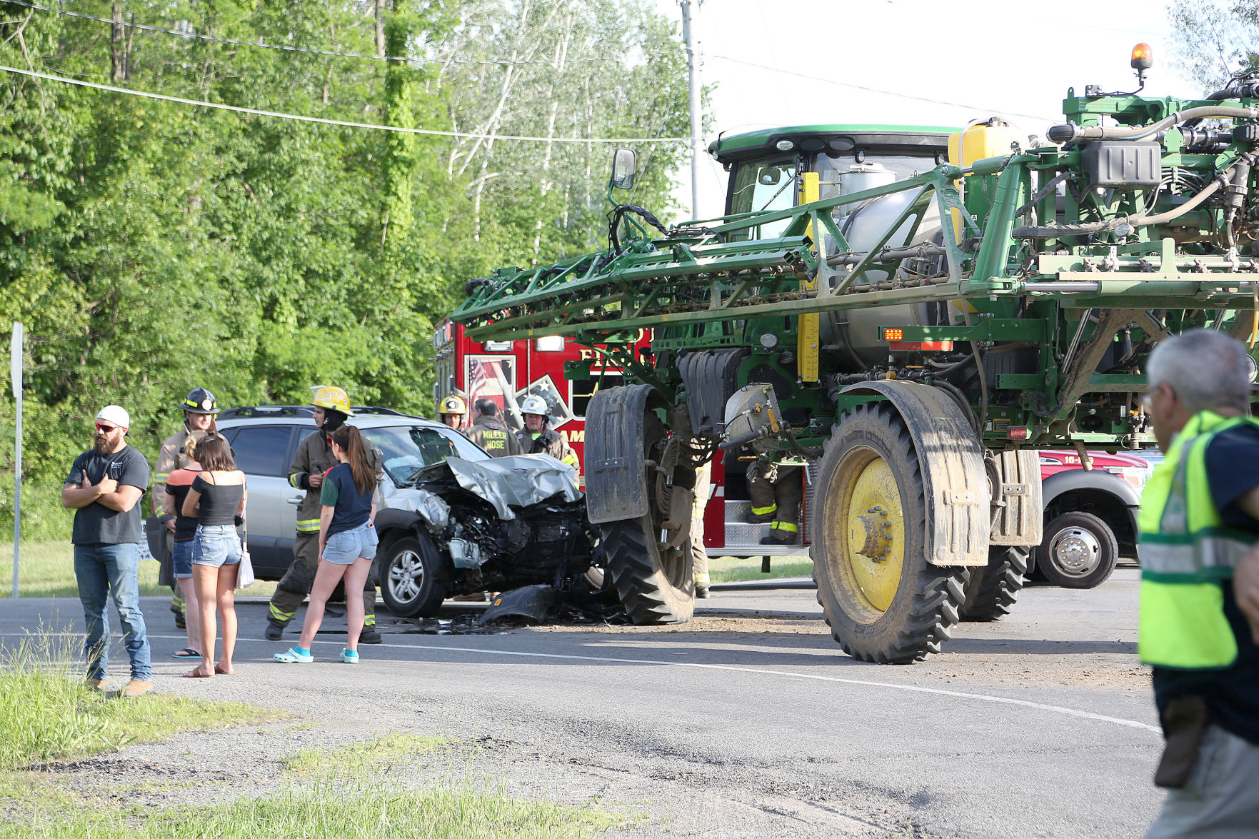 John Deere crash